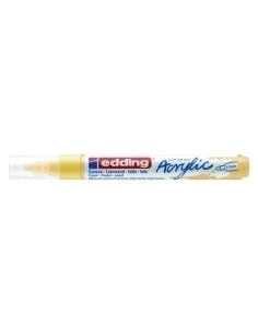 MARCADOR ACRYLIC EDDING 5100 CONICO 2-3 mm AMARILLO PASTEL