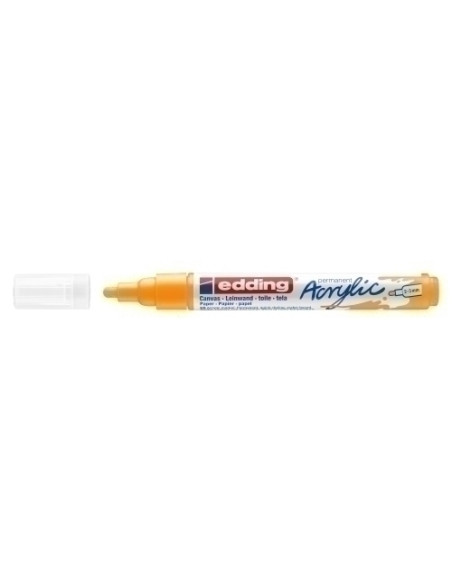 MARCADOR ACRYLIC EDDING 5100 CONICO 2-3 mm AMARILLO SOL