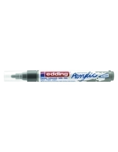 MARCADOR ACRYLIC EDDING 5100 CONICO 2-3 mm ANTRACITA
