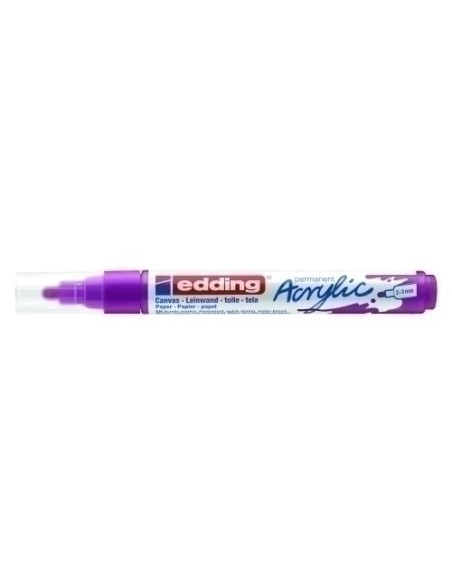 MARCADOR ACRYLIC EDDING 5100 CONICO 2-3 mm ARANDANO