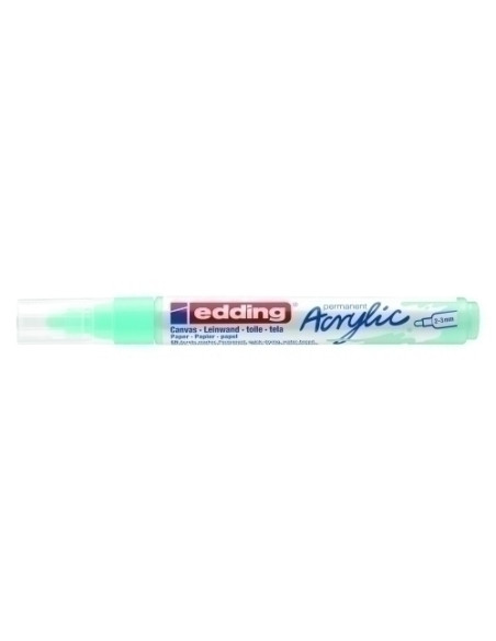MARCADOR ACRYLIC EDDING 5100 CONICO 2-3 mm AZUL PASTEL