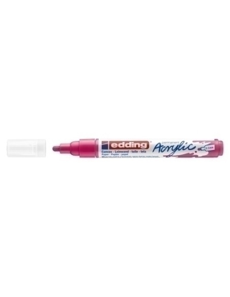 MARCADOR ACRYLIC EDDING 5100 CONICO 2-3 mm MAGENTA