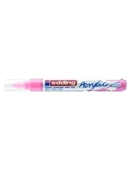 MARCADOR ACRYLIC EDDING 5100 CONICO 2-3 mm MALVA