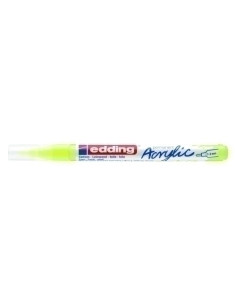MARCADOR ACRYLIC EDDING 5300 CONICO 1-2 mm AMARILLO NEON