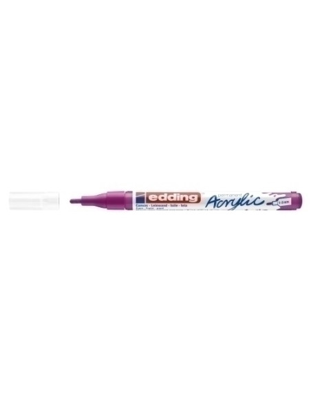 MARCADOR ACRYLIC EDDING 5300 CONICO 1-2 mm ARANDANO