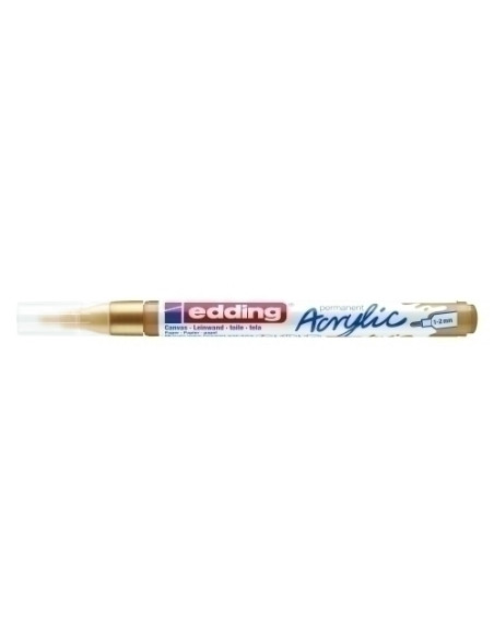 MARCADOR ACRYLIC EDDING 5300 CONICO 1-2 mm ORO
