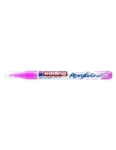 MARCADOR ACRYLIC EDDING 5300 CONICO 1-2 mm ROSA NEON