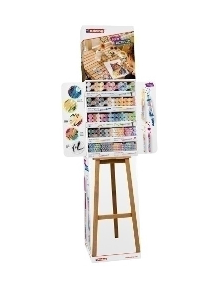 MARCADOR ACRYLIC EDDING SURTIDO EXPOSITOR de 224 48x5000  80x5100  66x5300  30x5400