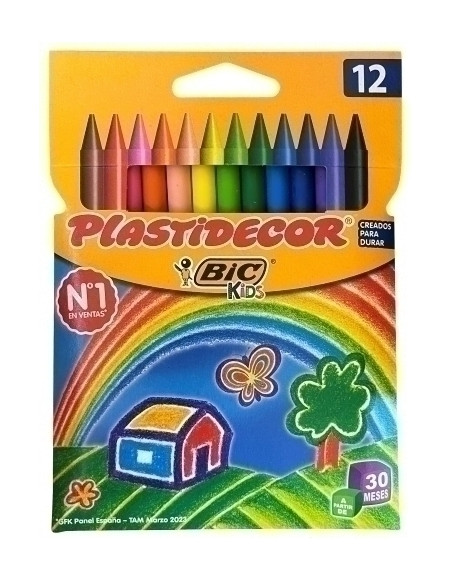 CERAS PLASTIDECOR ESTUCHE DE 12