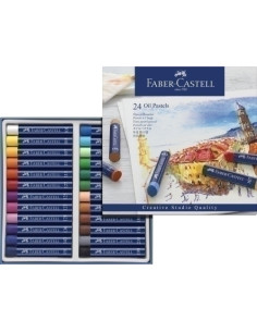 CERAS PASTEL FABER GOLDFABER STUDIO OIL CAJA de 24