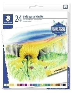 CERAS PASTEL STAEDTLER 2430 DESIGN JOURNEY SUAVES ESTUCHE de 24