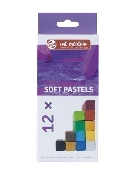 CERAS PASTEL TALENS ART CREATION SUAVES BARRAS CUADRADAS CAJA de 12