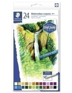 CERAS STAEDTLER 223 DESIGN JOURNEY ACUARELABLES ESTUCHE de 24