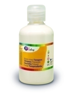 TEMPERA TCOLORS LIQUIDA 500 ml botella BLANCO