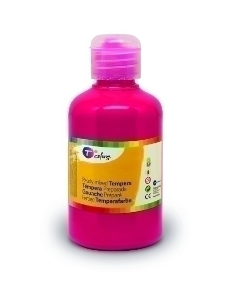 TEMPERA TCOLORS LIQUIDA 500 ml botella MAGENTA