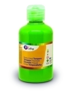 TEMPERA TCOLORS LIQUIDA 500 ml botella VERDE