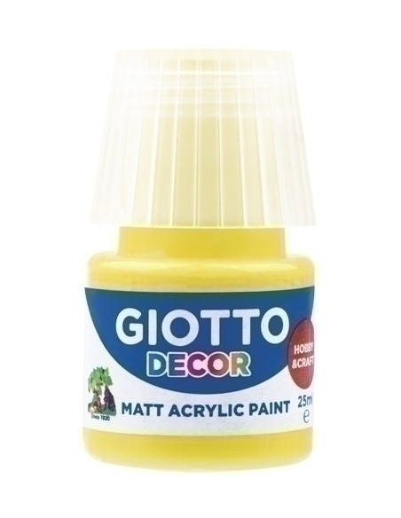 PINTURA ACRILICA GIOTTO 25 ml bote AMARILLO