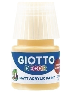 PINTURA ACRILICA GIOTTO 25 ml bote AMARILLO ORO