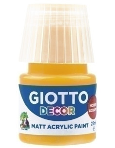 PINTURA ACRILICA GIOTTO 25 ml bote AMARILLO OSCURO