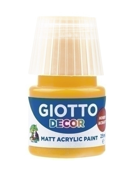 PINTURA ACRILICA GIOTTO 25 ml bote AMARILLO OSCURO