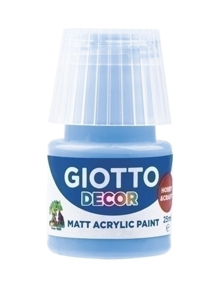 PINTURA ACRILICA GIOTTO 25 ml bote AZUL CELESTE