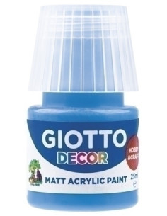 PINTURA ACRILICA GIOTTO 25 ml bote AZUL CYAN