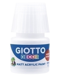 PINTURA ACRILICA GIOTTO 25 ml bote BLANCO
