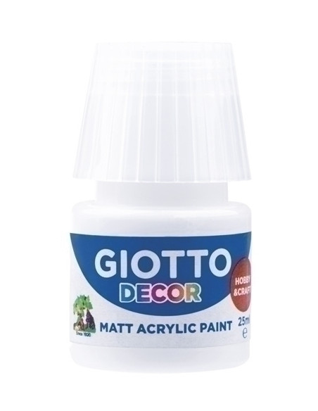 PINTURA ACRILICA GIOTTO 25 ml bote BLANCO