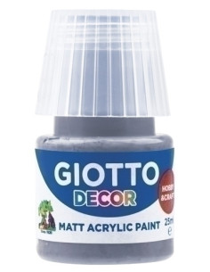 PINTURA ACRILICA GIOTTO 25 ml bote GRIS OSCURO
