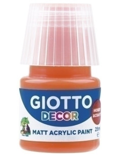 PINTURA ACRILICA GIOTTO 25 ml bote NARANJA