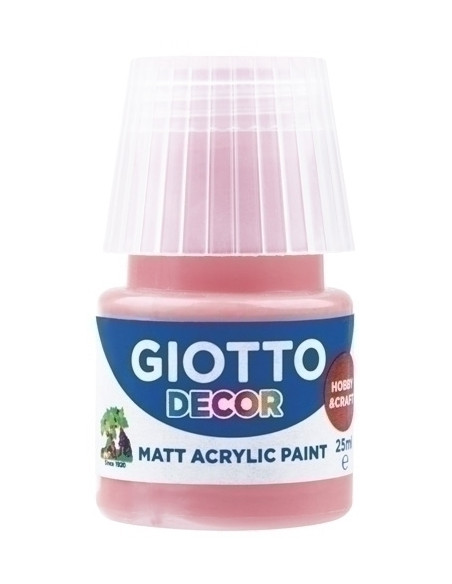 PINTURA ACRILICA GIOTTO 25 ml bote NARANJA MELOCOTON