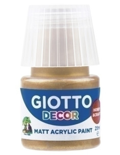PINTURA ACRILICA GIOTTO 25 ml bote ORO