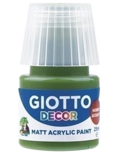PINTURA ACRILICA GIOTTO 25 ml bote VERDE BOSQUE