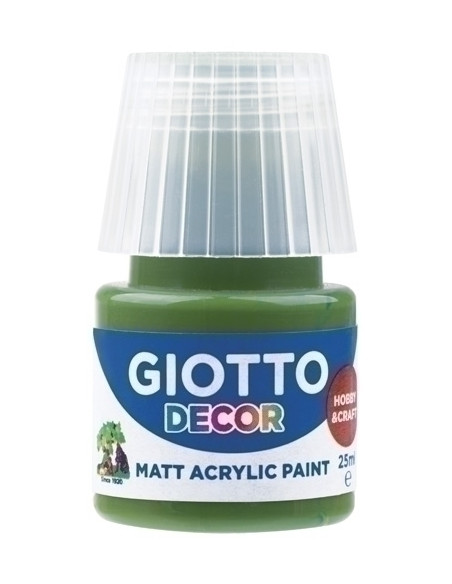 PINTURA ACRILICA GIOTTO 25 ml bote VERDE BOSQUE