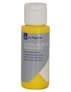 PINTURA ACRILICA LA PAJARITA 60 ml bote AMARILLO ORO A-04