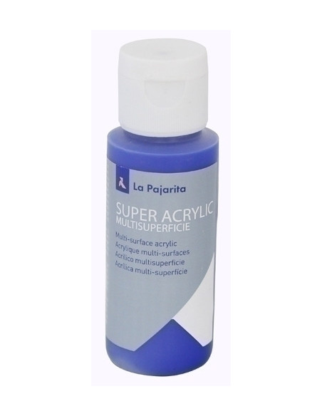 PINTURA ACRILICA LA PAJARITA 60 ml bote AZUL ULTRAMAR A-59