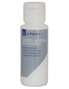PINTURA ACRILICA LA PAJARITA 60 ml bote BLANCO A-01