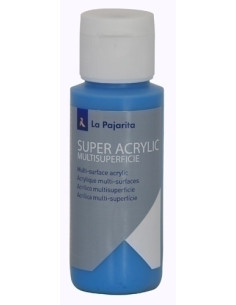PINTURA ACRILICA LA PAJARITA 60 ml bote CYAN A-64