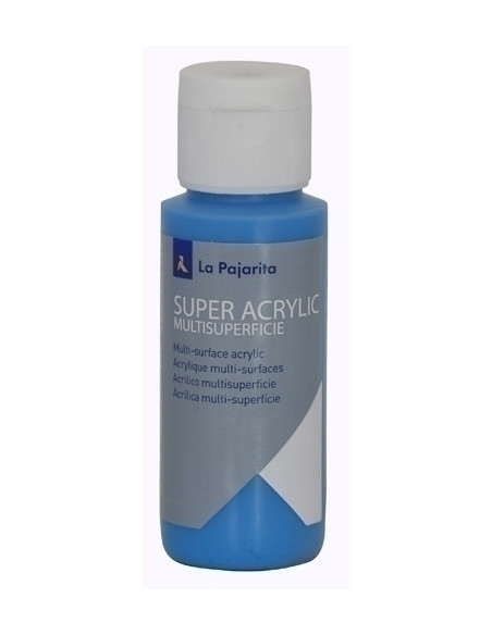 PINTURA ACRILICA LA PAJARITA 60 ml bote CYAN A-64