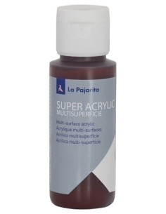 PINTURA ACRILICA LA PAJARITA 60 ml bote MARRON ANTIGUO A-19