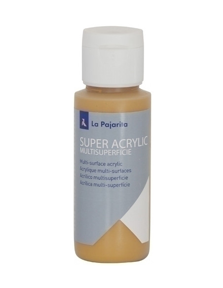 PINTURA ACRILICA LA PAJARITA 60 ml bote OCRE A-06