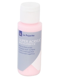 PINTURA ACRILICA LA PAJARITA 60 ml bote ROSA BEBE A-55