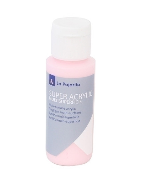 PINTURA ACRILICA LA PAJARITA 60 ml bote ROSA BEBE A-55