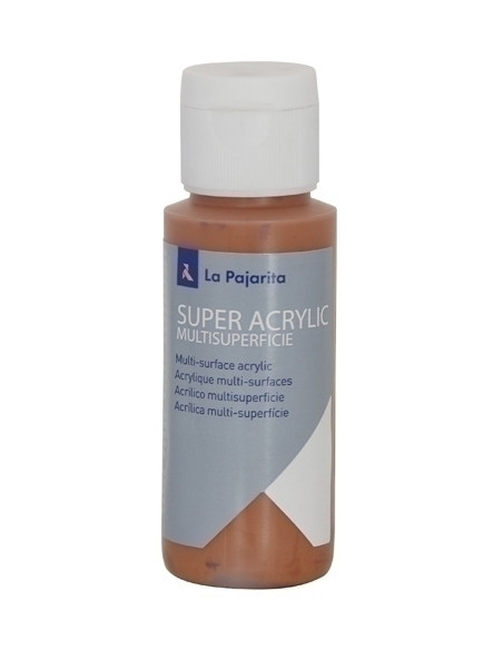 PINTURA ACRILICA LA PAJARITA 60 ml bote TERRACOTA A-24