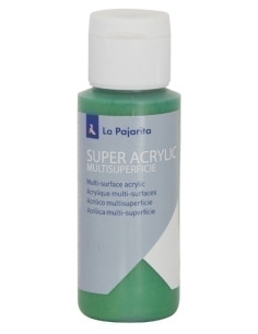 PINTURA ACRILICA LA PAJARITA 60 ml bote VERDE MEDIO A-40