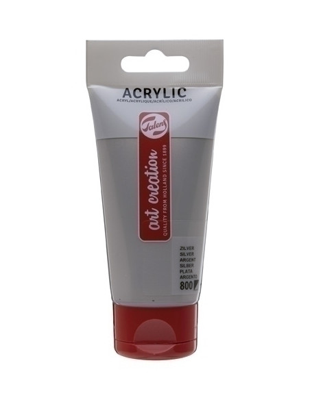 PINTURA ACRILICA TALENS ART CREATION 75 ml Tubo PLATA
