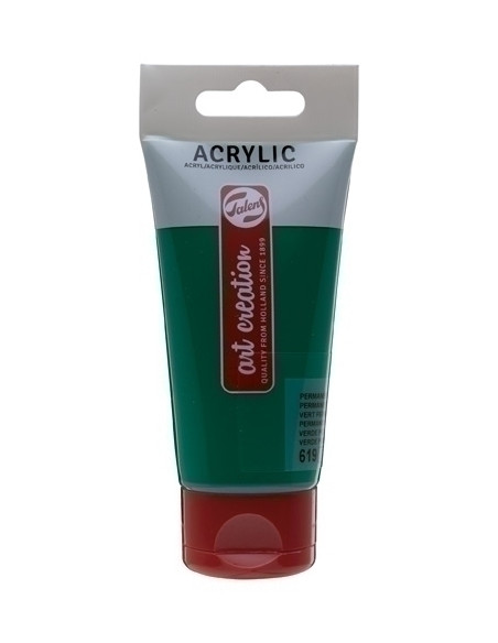 PINTURA ACRILICA TALENS ART CREATION 75 ml Tubo VERDE PERMANENTE OSCURO