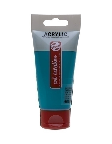 PINTURA ACRILICA TALENS ART CREATION 75 ml Tubo VERDE TURQUESA
