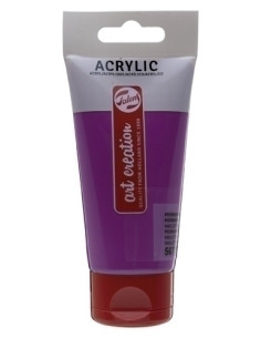 PINTURA ACRILICA TALENS ART CREATION 75 ml Tubo VIOLETA ROJIZO PERMANENTE