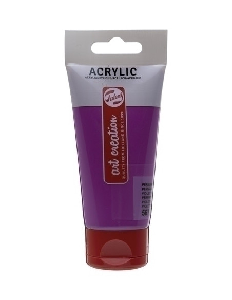 PINTURA ACRILICA TALENS ART CREATION 75 ml Tubo VIOLETA ROJIZO PERMANENTE